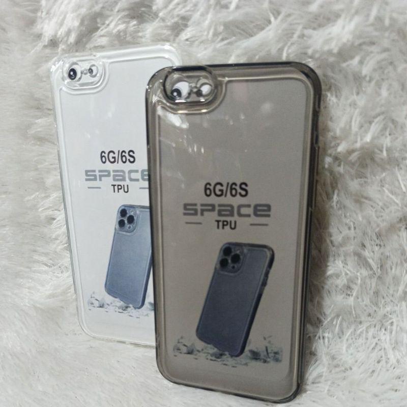 Softcase Casing IP 6G 6S Case silikon Clear Bening transparan pro Camera+ pelindung Camera bahan full karet tahan lama 3