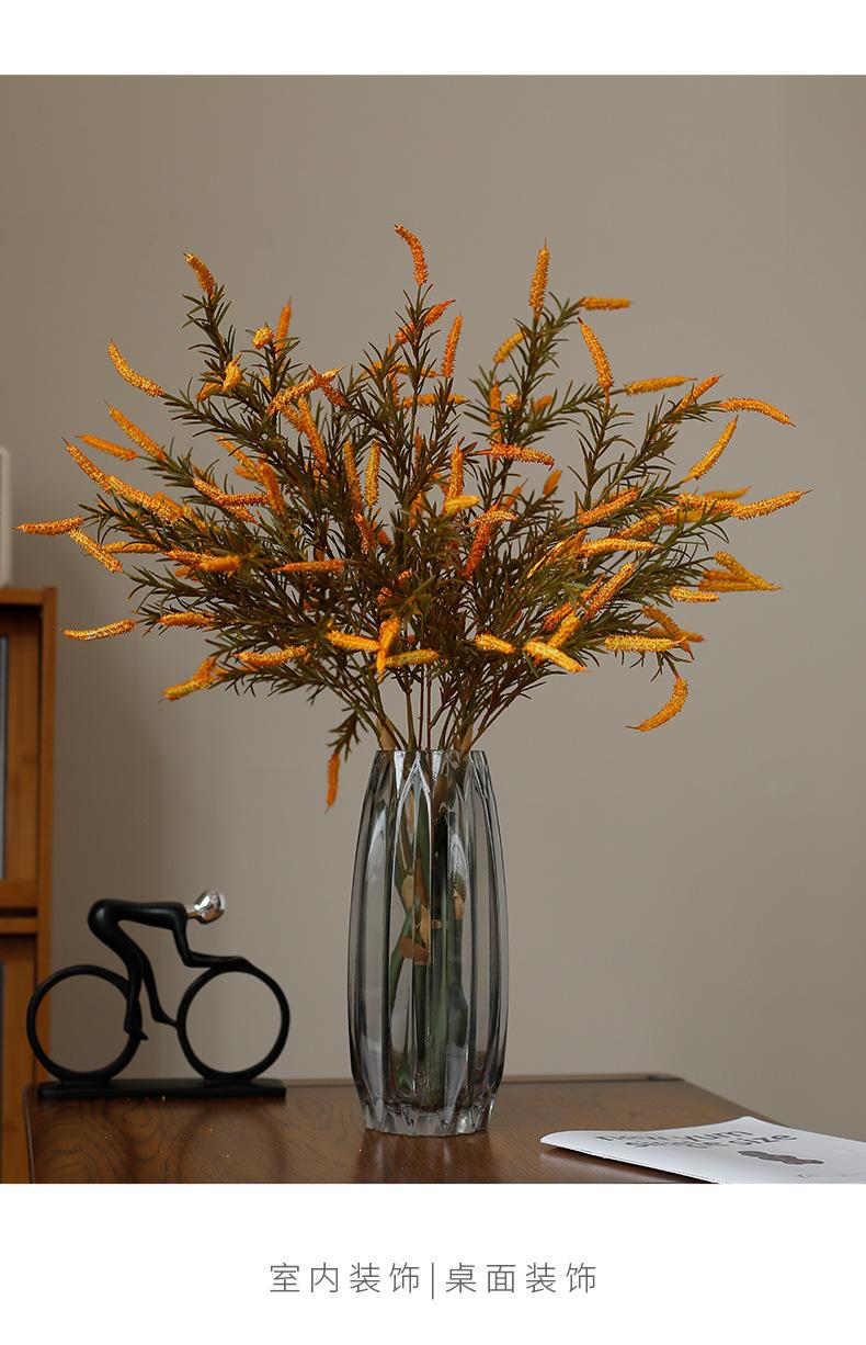 Product Introduction of Home Idyllic Decoration Salvia Officinalis Artificial Flower Wedding Celebration Living Room Layout Plastic Artificial Flower Autumn Color Simulation Sage Decorative Fruit Plant Ornaments 8
