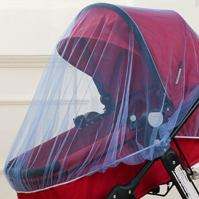 Product Introduction of 1PC Fashion Baby Stroller Insect Shield Net Infants Protection Mesh Mosquito Net Colorful Handmade Safe 25