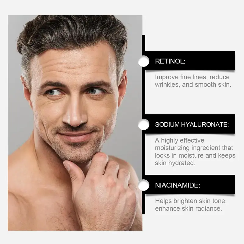 Men's Skin Care Kit & Manual Razor Set, Gentle Cleaning & Nourishing Skin Care Kit, Including Facial Cleanser, Scrub, Moisturizer, Serum & Eye Cream, Manual Shaving Kit, Comfort 2