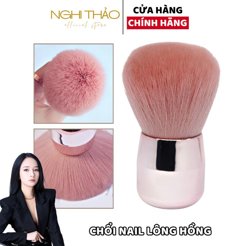 Chổi phủi bụi nail lông hồng NGHI THẢO