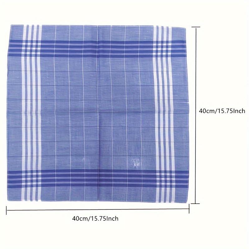 Product Introduction of 12pcs Handkerchief Mixed Style Mixed Color, Men's Light Color Series Handkerchief 6