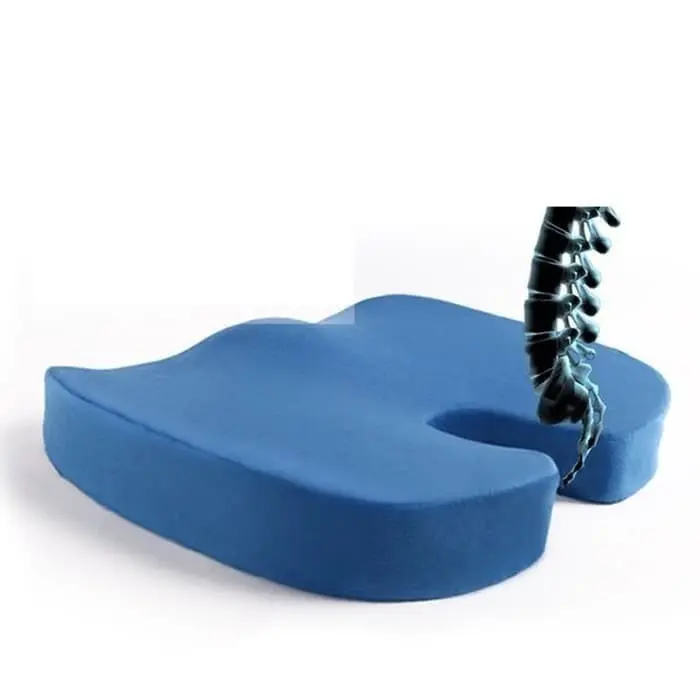 Bantal Duduk Terapi Tulang Ekor Coccyx Orthopedic Memory Foam Tebal 3