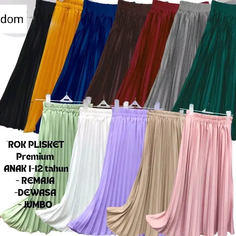 ROK PANJANG PLISKET POLOS anak 1-11th GOOD QUALITY Abu Grey Hitam Merah