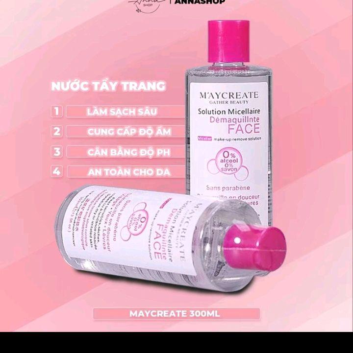  Nước tẩy trang Maycreate 300ml nội địa trung 