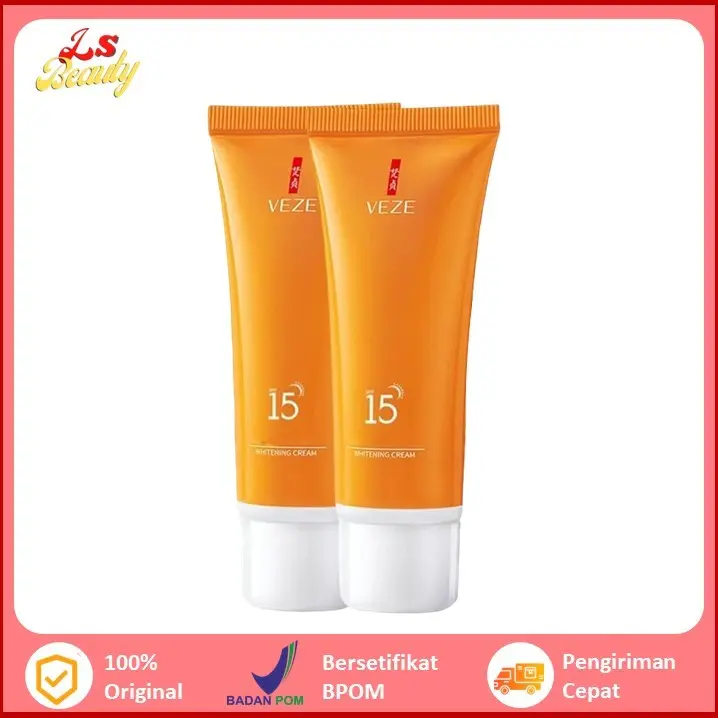 BPOM Veze Krim Pencerah Pelembab Tabir Surya Wajah Dan Tubuh LS Moisturizing