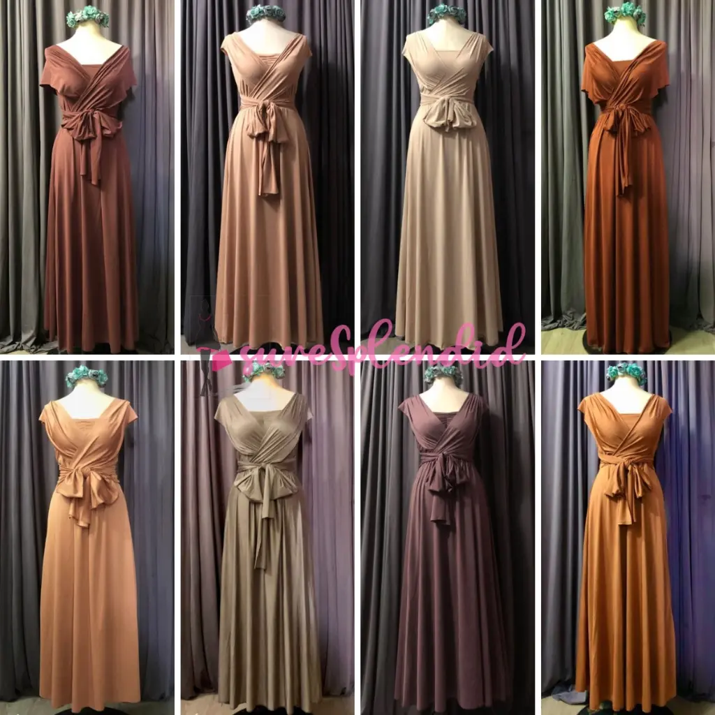 premium hi quality tela free tube infinity dress maxi dress godmother ninang