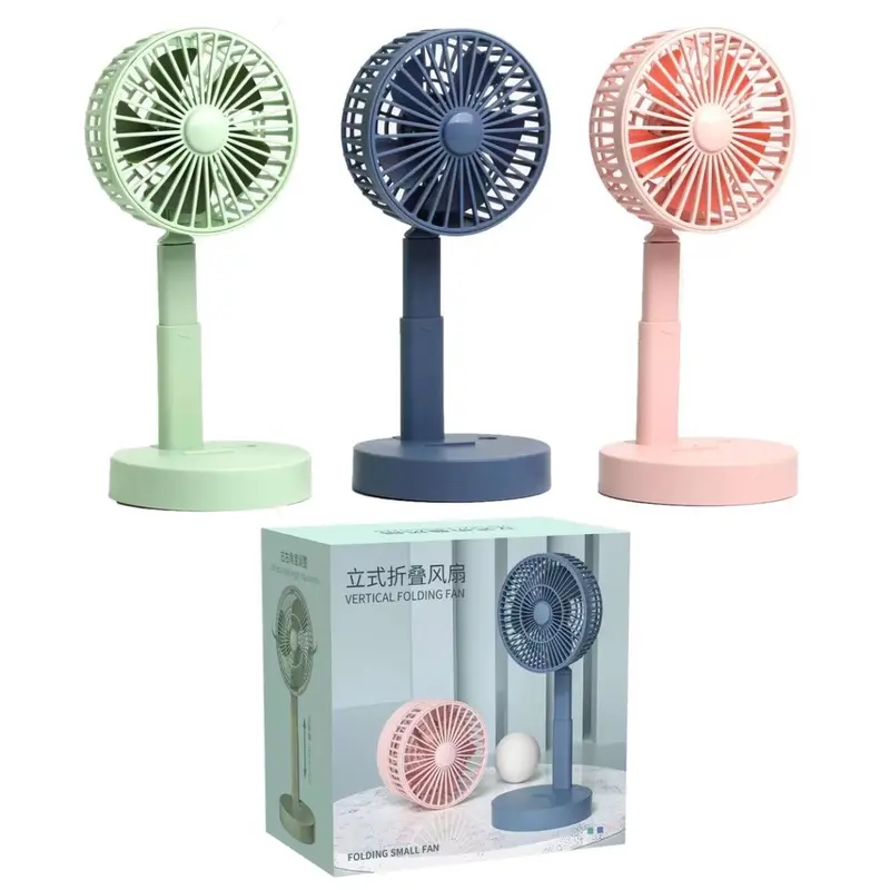 Kipas Angin Portable isi Ulang Fan Kipas Mini Fan K12 Kipas Pendingin Ruangan Bisa Di Lipat 5