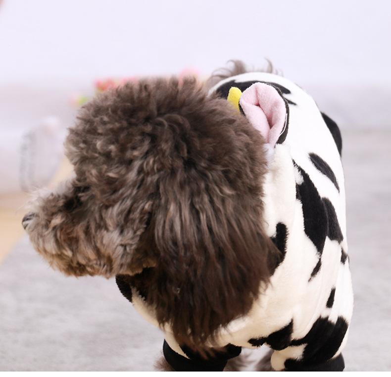 Product Introduction of LINPET-Pet Dog Clothes Autumn and Winter Thickened Warm Teddy Corgi Jarre Aero Bull Puppy Cat Winter Pet Costume Wholesale 25