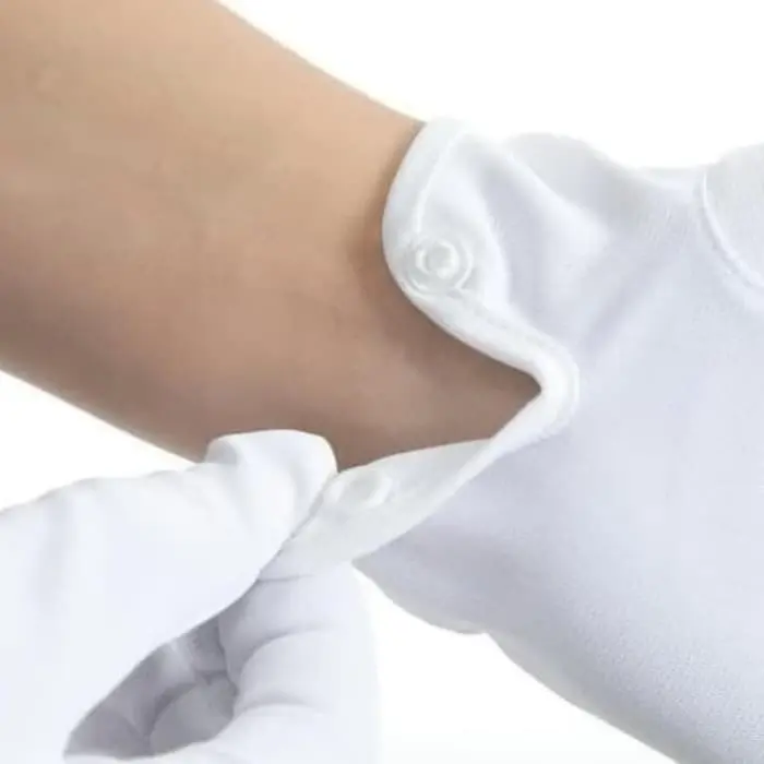 Sarung tangan kain putih Paskibra handmedical 1 lusin - Putih