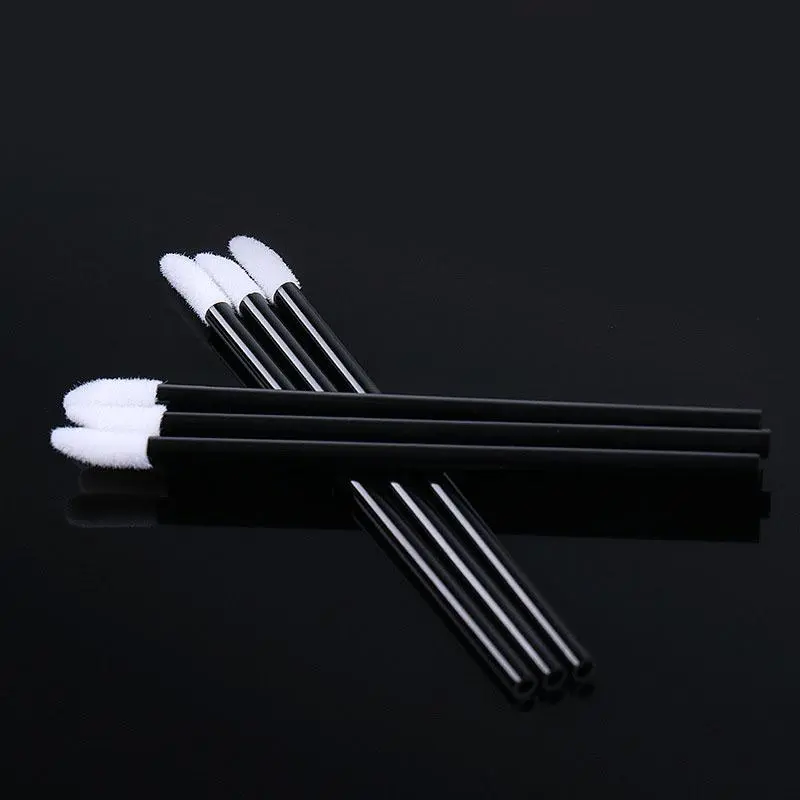 Disposable Lip Brushes Make up Brush, 50/100pcs Disposable Lip Brush Applicator, Lip Gloss and Lipstick Brush, Makeup Tools 0