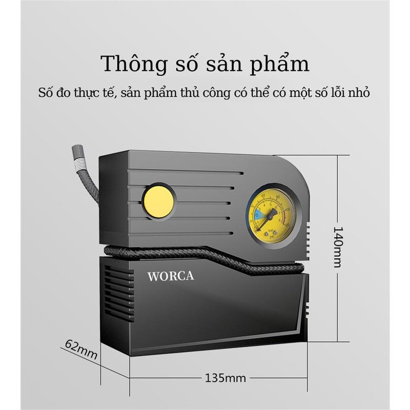 Máy Bơm lốp xe ô tô mini cao cấp bơm siêu mạnh 4