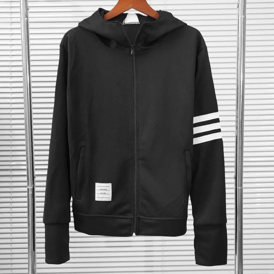 ￼Áo Chống Nắng Nam Nữ 3 Viền Tay Vải Dày Dặn,Chống Tia UV,Trẻ Trung,Năng Động Dài Tay Jacket Menswear Cotton