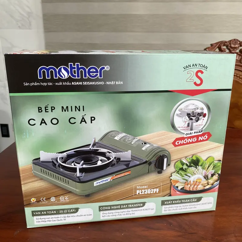 [Chính hãng] Bếp ga du lịch Namilux dòng cao cấp, chống nổ, van an toàn 2 cấp, sơn tĩnh điện  PL2302PF bếpga 5