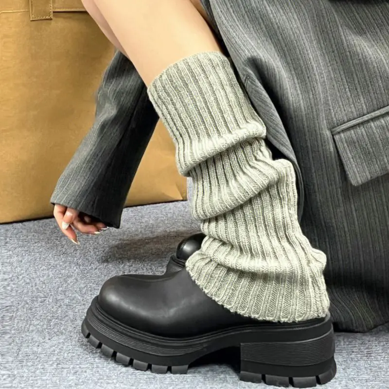 Tất Giữ Ấm Chân, Phong Cách Lolita, Dành Cho Nữ, Tất Dài, Dệt Kim Len, Che Chân, Giữ Ấm Cánh Tay, Thích Hợp Cho Mùa Thu Và Mùa Đông, Tất Len Đan, Vòng Bít Bốt, Tất