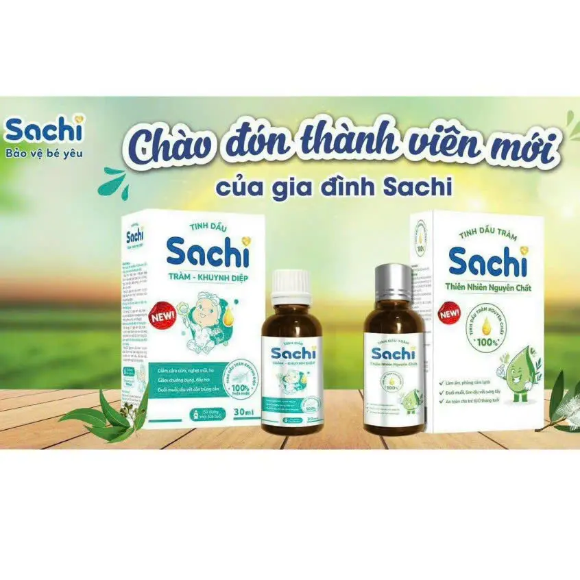 Tinh Dầu Tràm Nguyên Chất - Khuynh Diệp Sachi 30ml