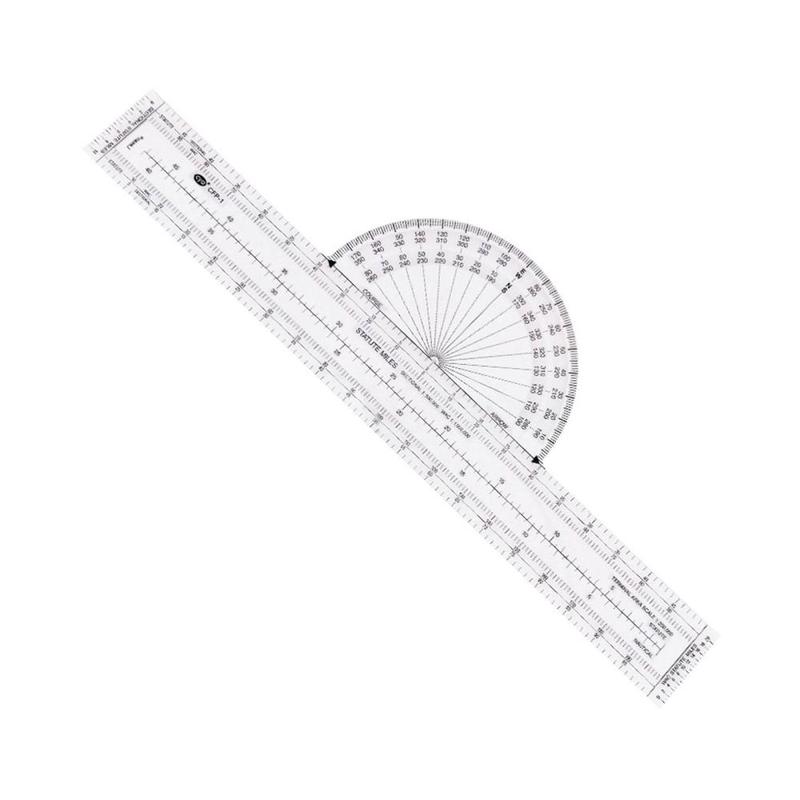 Plotter Aviation Slide Ruler Flight Plotting Tool for Planning Flight Routes 1