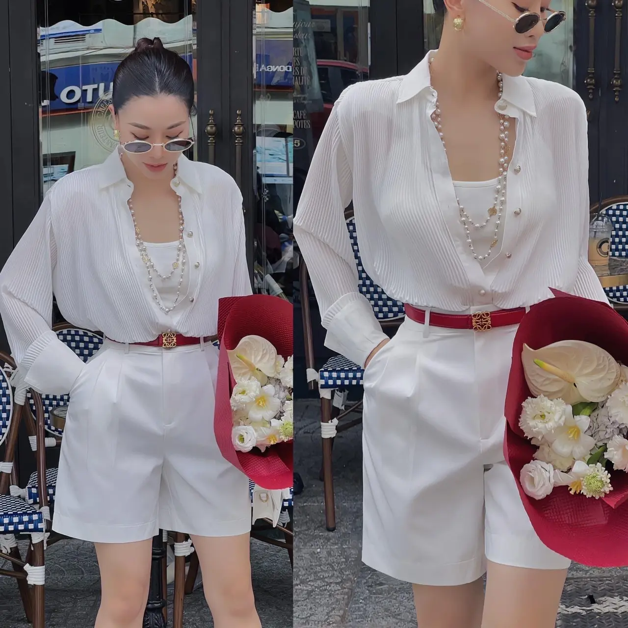 Quần ngố xếp ly phong cách trẻ trung thích hợp dạo phố đi biển đi làm Trơn Nữ Women Pants Đen setđồ slay chânváy quầnshort tráitim đầm tímnhạt Áo Top chân  váy chân  váy  xòe  dáng  dài