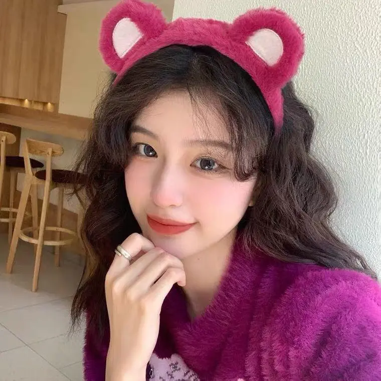 YBL-COD Bando Lucu Karakter Telinga Beruang Bondu Cosplay Motif Bear Ears Bandanan Imut Style Wanita Anak Dan Dewasa Fashion Aksesoris Rambut Wanita Headband Empuk Hair Band Gaya Korean (BELI LOKAL) 6