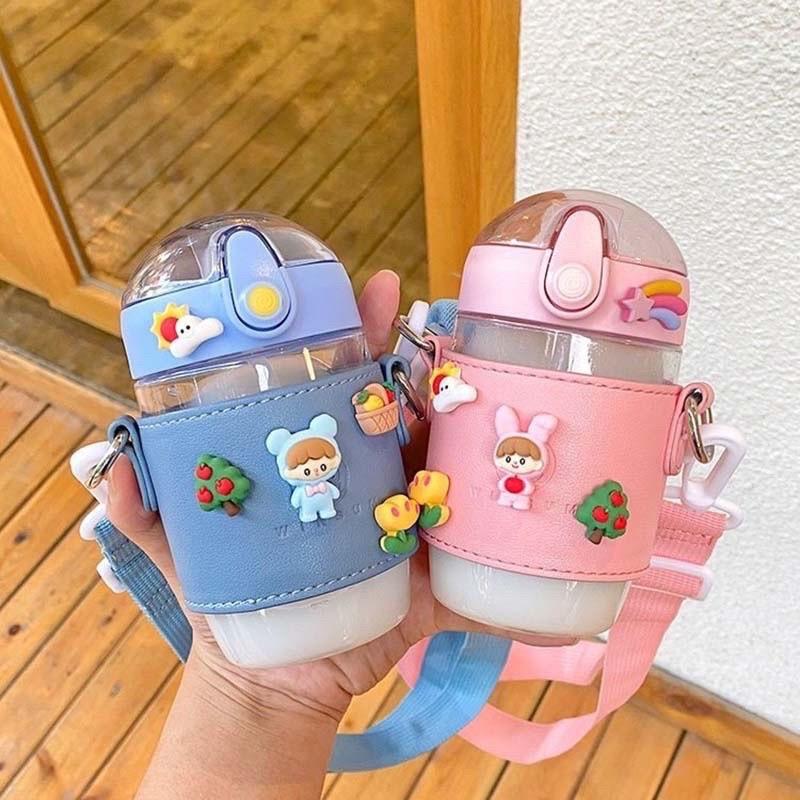 Hình Dán STICKER 3D SET 4 Chiếc Ngẫu Nhiên Đáng Yêu Trang Trí Bình Nước, Điện Thoại( Mẫu Ngẫu Nhiên - Có Kèm KEO DÁN ) 2