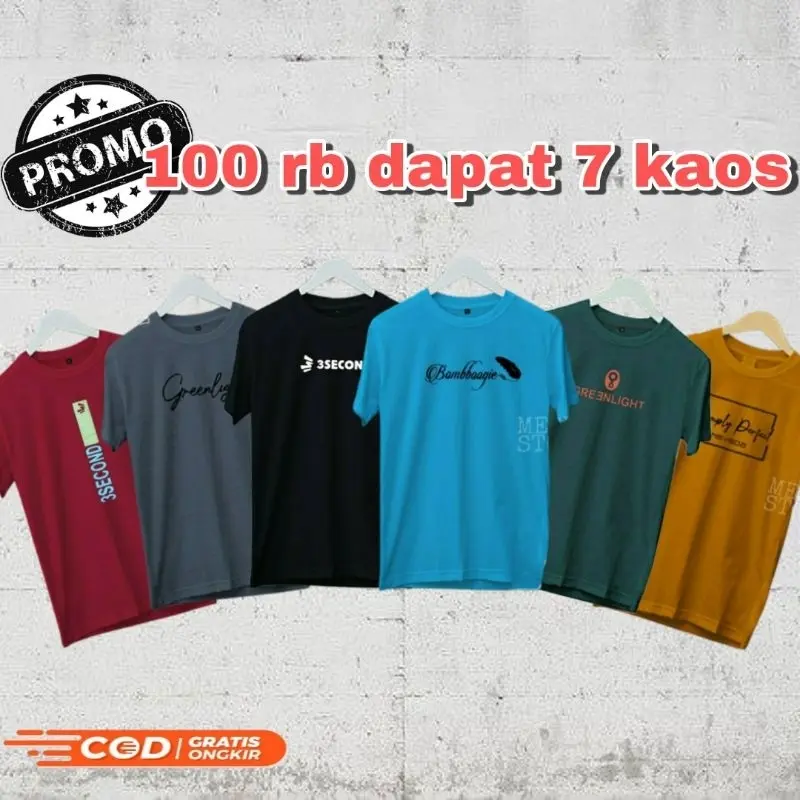Kaos 3Second Kaos Distro Baju Kaos Pria Baju Pria Pakaian Pria Kaos Atasan Pria Kaos Oblong Pria