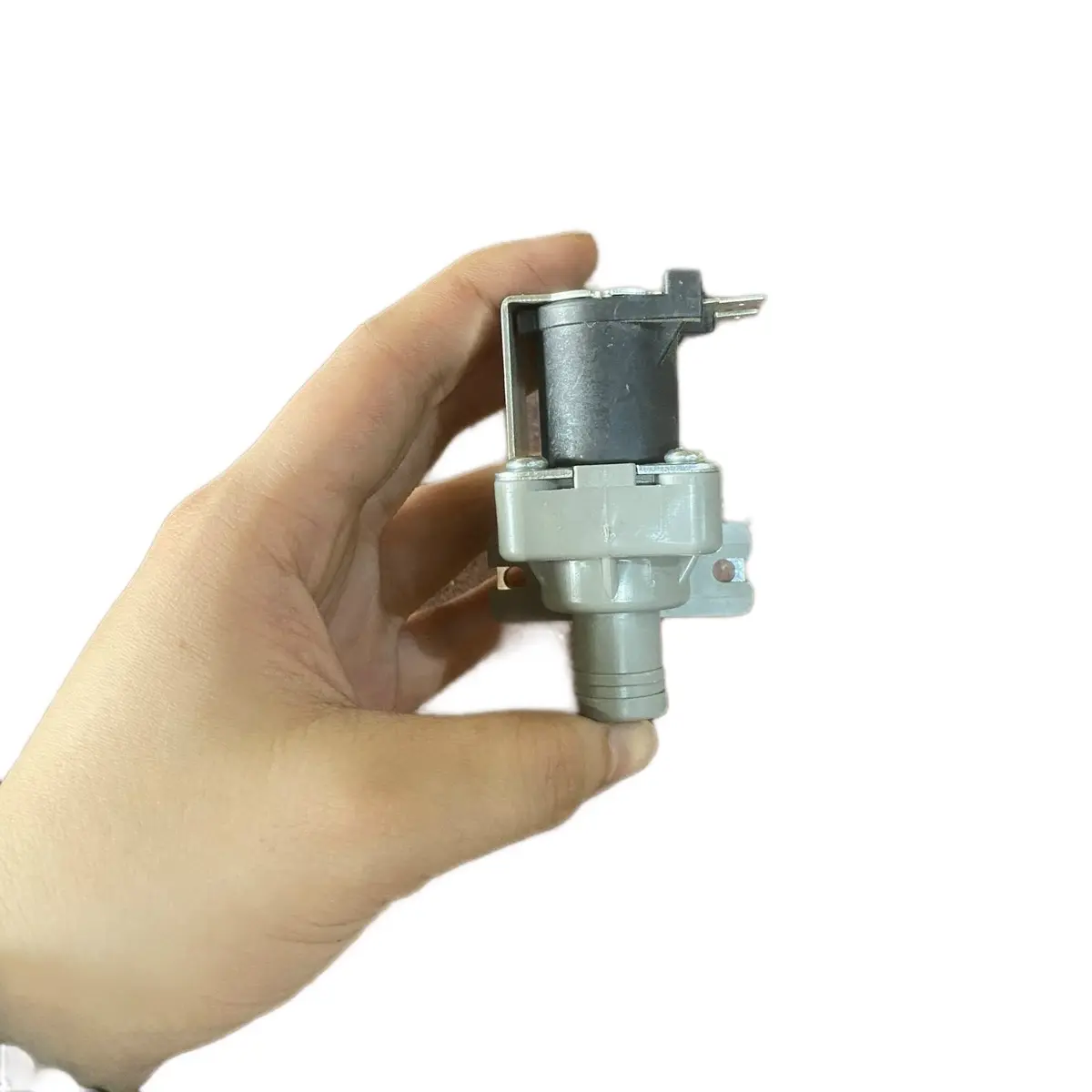 Bơm cấp nước đơn dùng cho máy giặt sany0, bơm cấp 1 ngã dùng cho máy giặt￼Bơm cấp nước vào máy giặt  , van cấp nước
