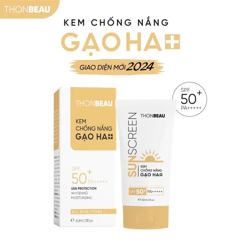 Kem Chống Nắng Gạo HA 60ml 0