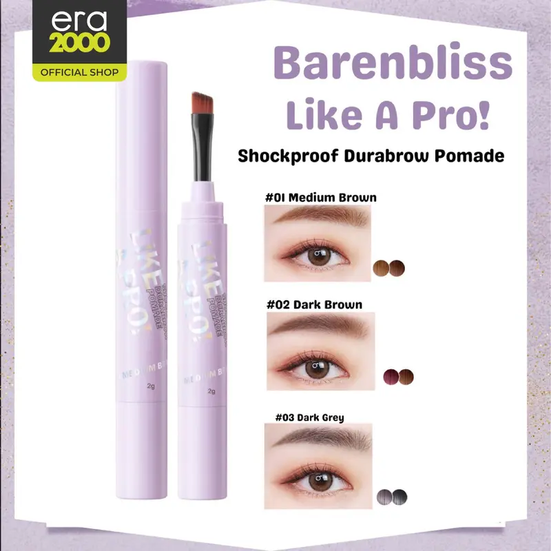 BNB barenbliss Korean Like A Pro! Shockproof Durabrow Pomade 「Waterproof Smudgeproof Long Lasting」 1