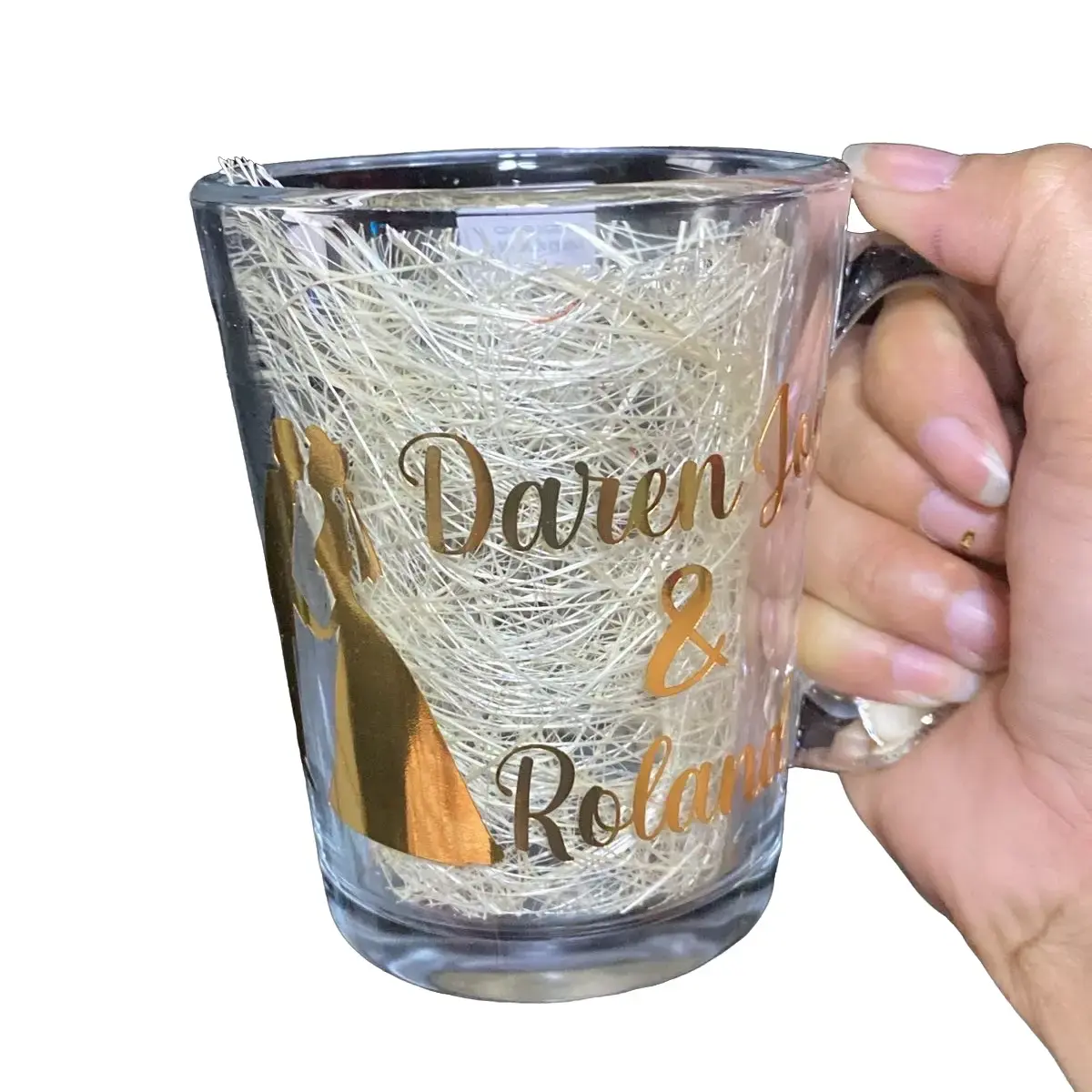 Cuztomized Clear Mug (With Nam)