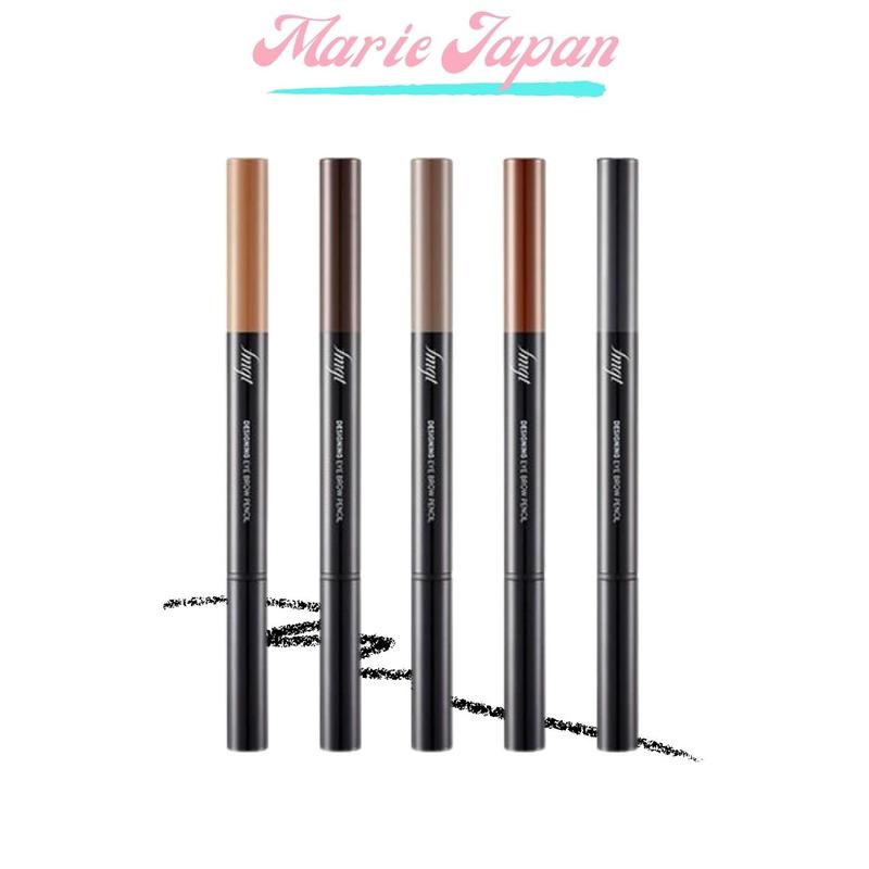 Chì Kẻ Mày 2 Đầu Nữ The Face Shop Designing Eyebrow Pencil Hàn Quốc Mỹ Phẩm Trang Điểm - Women Cosmetic ( Phấn Phủ )