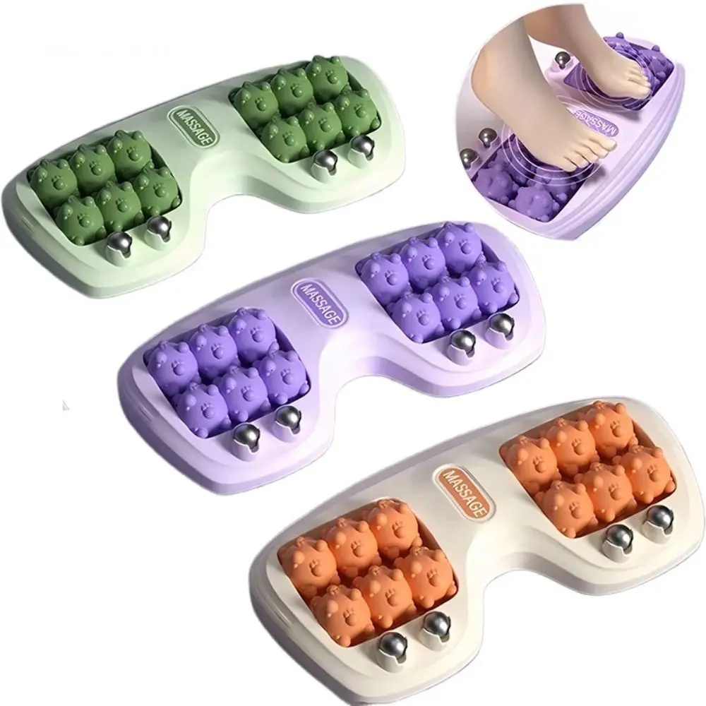High Quality Raised Foot Massager Acupressure Trigger Point Reflexology Foot Acupressure Massager Relaxation Care Foot Roller Massager Office Home