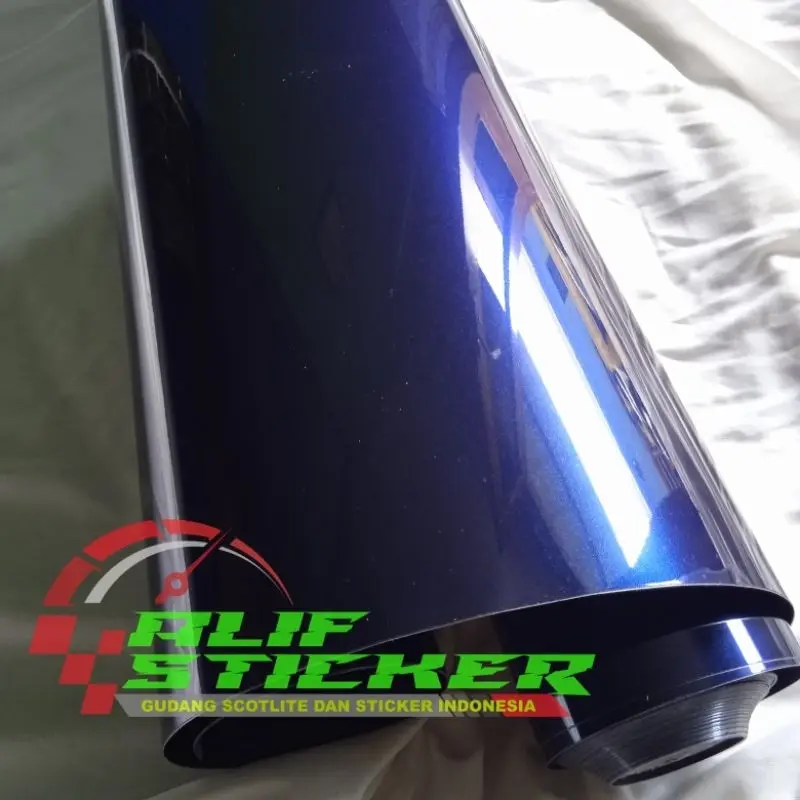 Stiker Skotlet Moonlight Blue Hitam Lembayung Biru Scotlite Motor Lembayung Moonlight Blue Seri Pet Sticker Black Magic Candy Sekotlet Hitam Lembayung Lis Variasi Motor 4