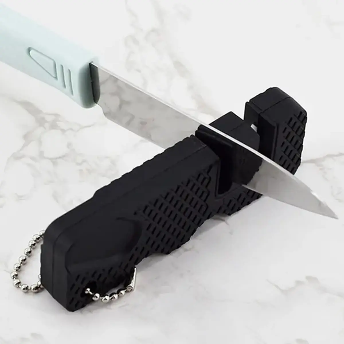 Manual Knife Sharpener, 1 Count Portable Knife Sharpener, Household Knife Sharpening Tool for Kitchen, Kitchen Accessories