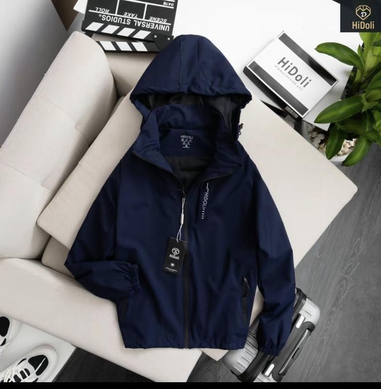 Áo khoác nam, nữ HIDOLI Menswear Jacket chống nước, chống bụi, mũ tháo rời 4