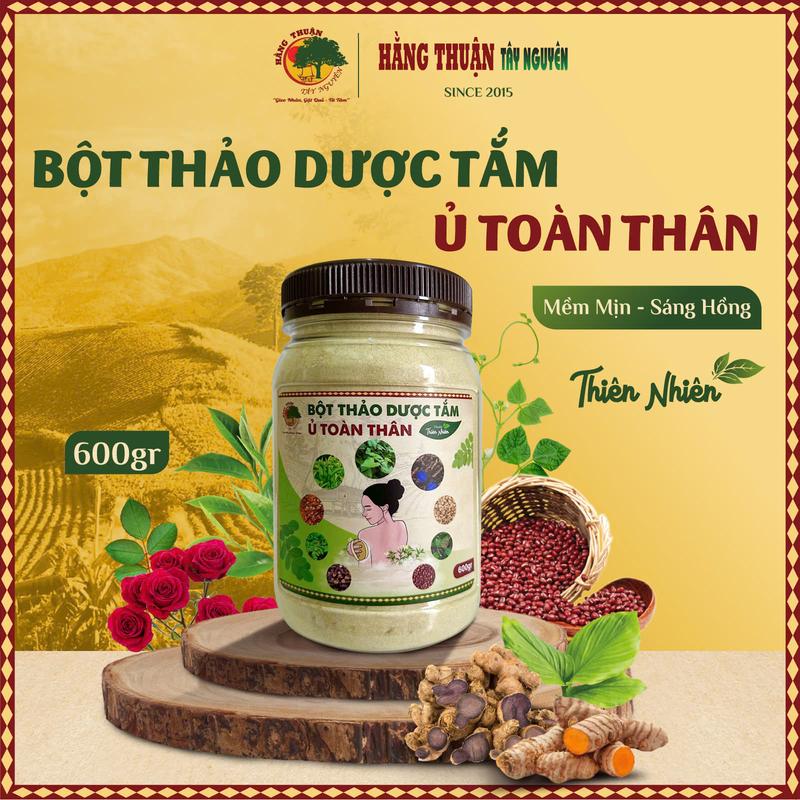 Bột Thảo Dược Tắm Ủ Toàn Thân Hằng Thuận Tây Nguyên Dưỡng Body Skincare