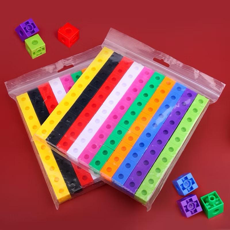 Math Connection Blocks TW Math Toys Number Blocks Math Linking Cubes With cards and - TikTok ...