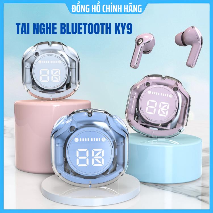  Tai nghe bluetooth không dây KY9   KY8 PRO cảm ứng có mic chống ồn nhét tai 