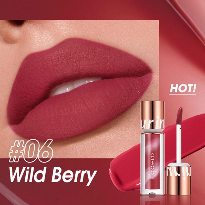 Product Introduction of 【TERSEDIA&COD】O.TWO.O Lipstik Matte Tahan Lama Tahan Air 24 Jam Tinta Beludru Pewarna Bibir Anti Lengket Lip Gloss Lipstik Cair Makeup Untuk Bibir Lipstick Kosmetik 27