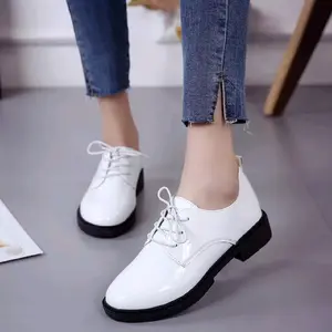 Sepatu Wanita Docmart Terbaru Tali Putih Hak Datar Oxford Ootd Remaja Perempuan Kekinian Korean Style Bisa Cod Kerja Shoes Hitam Cewek Kasual