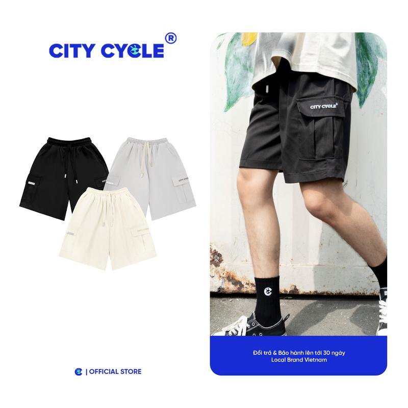 Quần short đùi nam nữ mùa hè Local Brand Chính Hãng City Cycle Short Kaki Túi Hộp