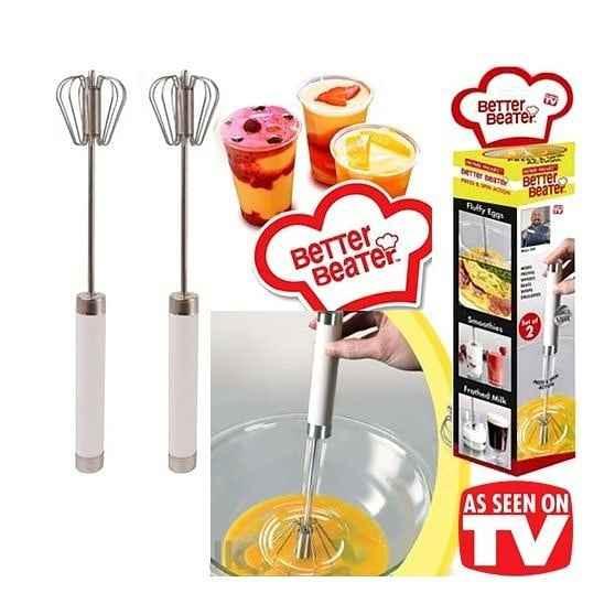 Better Beatter Penggocok Telur Tanpa Listrik Praktis Mixer Tangan ...