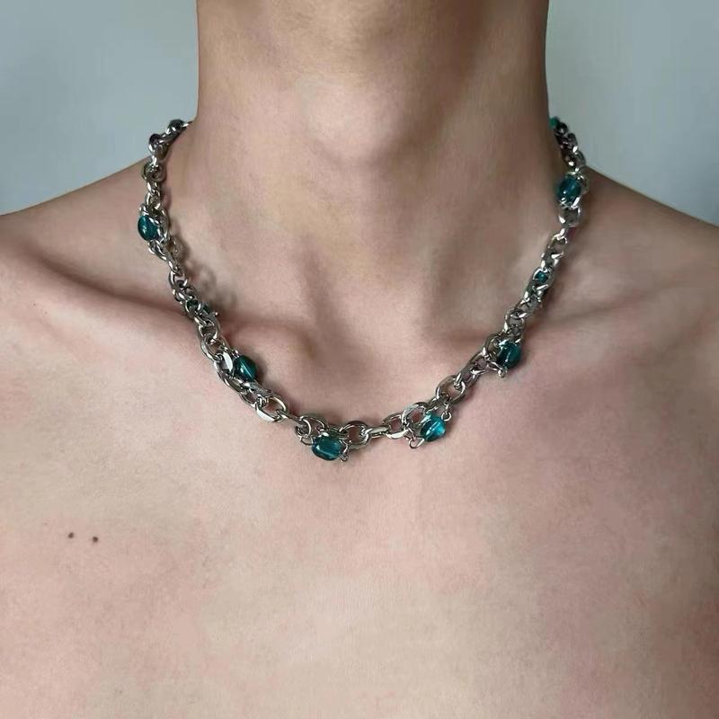 Product Introduction of Vòng Cổ Choker, Phong Cách Đường Phố Punk, Dành Cho Nam Giới, Dây Chuyền Xương Đòn Cao Cấp, Đồ Trang Trí Y2g Văn Hóa Phụ, Ngọt Ngào Và Ngầu, Cổ Áo Hoa Jewelry trang  sức  titan  cao  cấp  hàng  hiệu 4