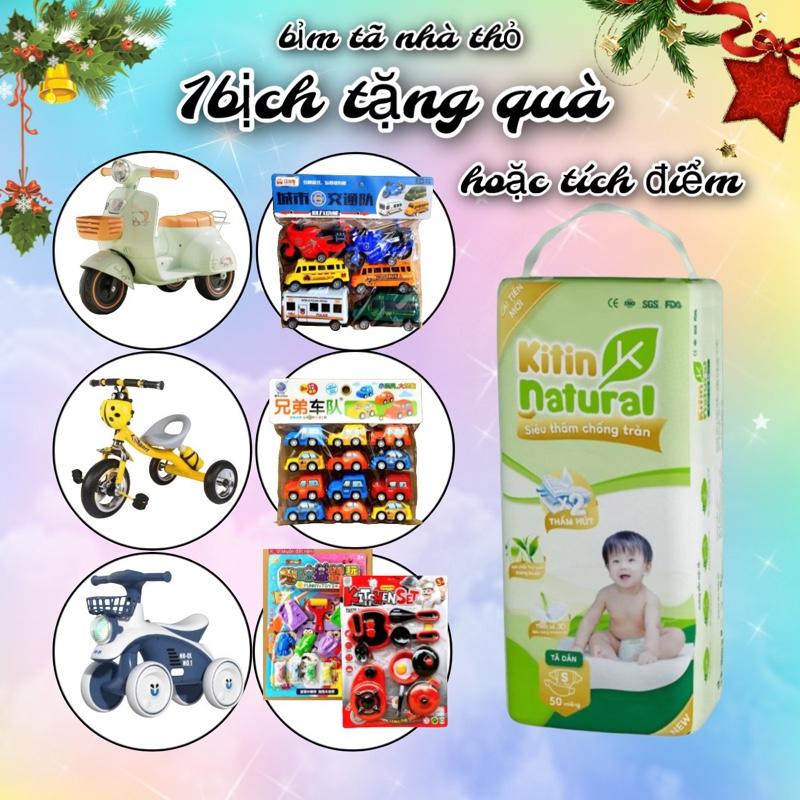 (Tặng quà ) 1Bịch bỉm kitin natural, bỉm trà xanh kháng khuẩn, chống hâm. Đủ sz cho bé tã dán đến tã quần. Tích điểm đổi xe bobby