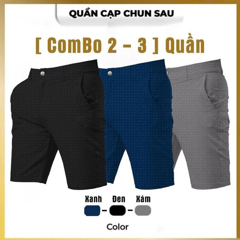 { ComBo 2- 3 } Quần short nam thể thao trẻ trung năng động mải mềm mặc co dãn thoáng mát