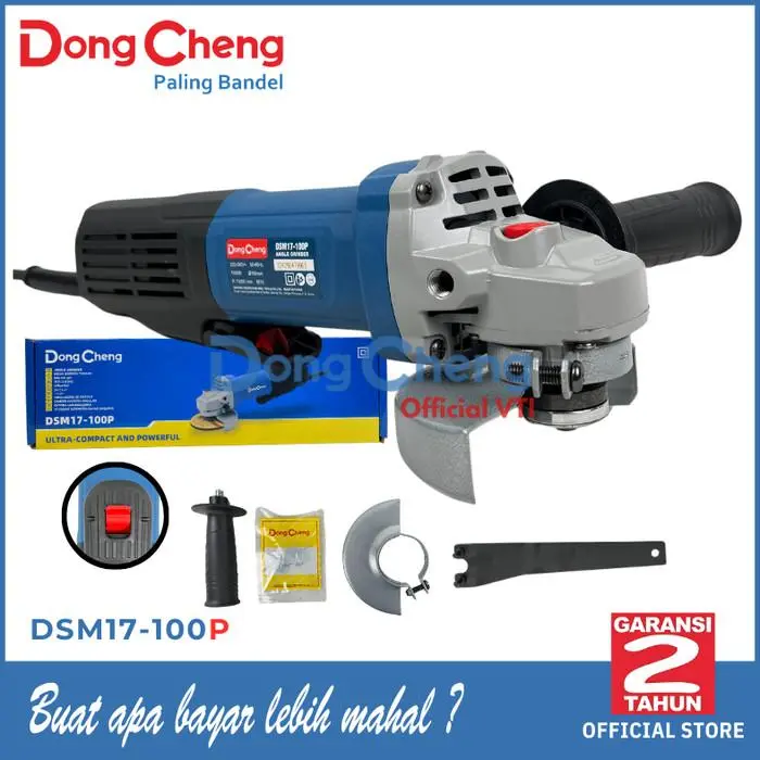 Gerinda Listrik Tangan Angle Grinder 4" DSM17-100P Dongcheng DSM17-100P