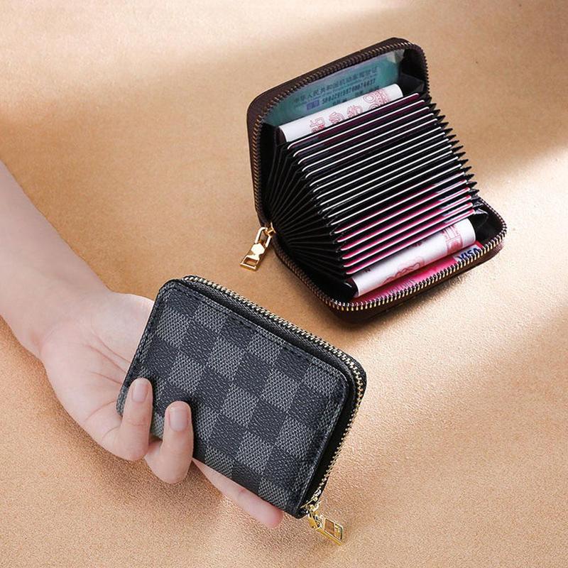 Product Introduction of Pek Kad Organ Wallet Chocolate Compartment, Card Holder Multi-Card Slot, Large Capacity, Driver's License, Compact Card Sleeve, For Men and Women, Multi-Function Casual Coin Purse, BAG0380 25
