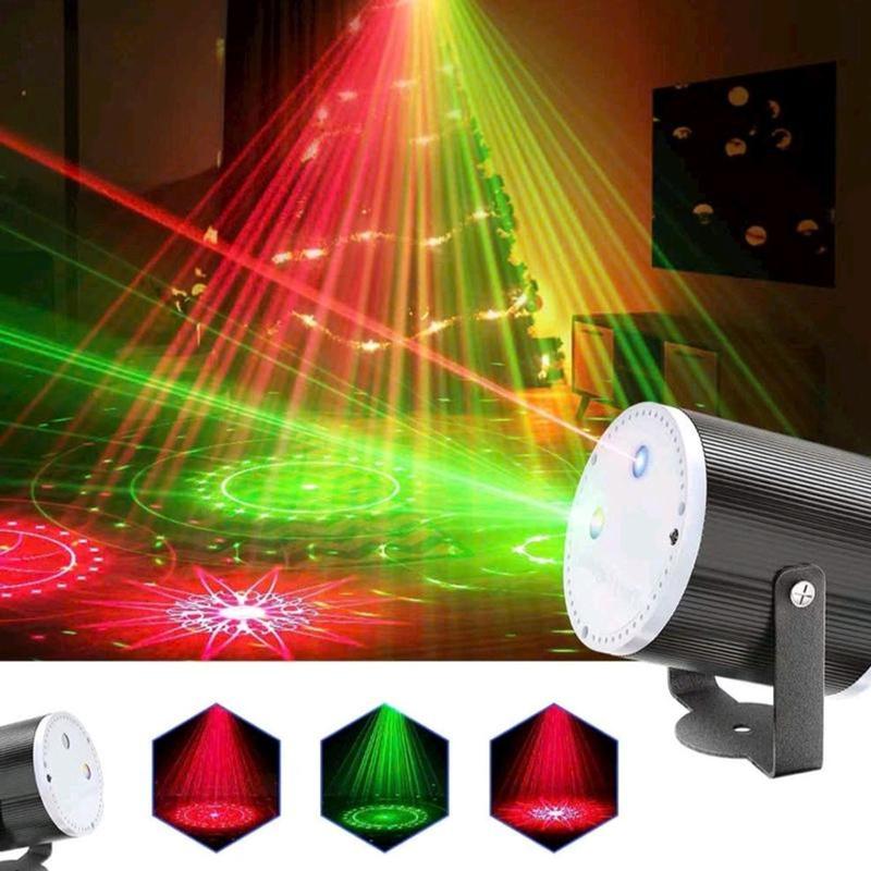 Đèn laser,đèn led ,cảm biến theo nhạc, chất liệu hợp kim nhôm +ABSpower,sự kết…