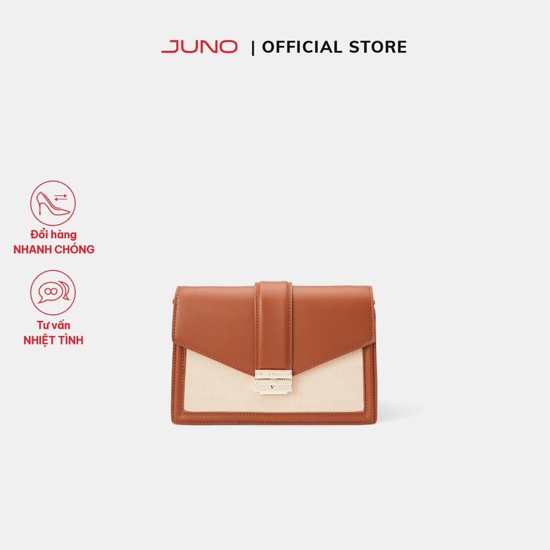 JUNO Túi Xách Nhỏ Hình Chữ Nhật Phối Khoá Trang Trí - TXN809