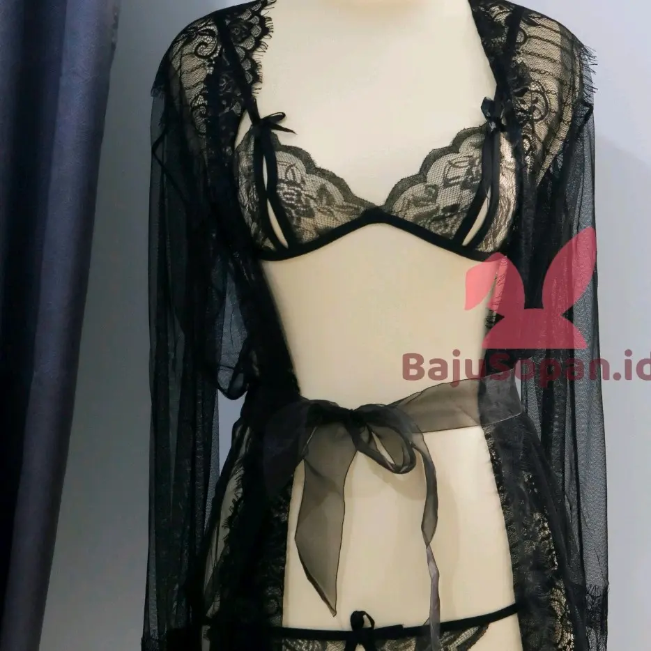 MINI DRESS LINGERIE KIMONO 5029
