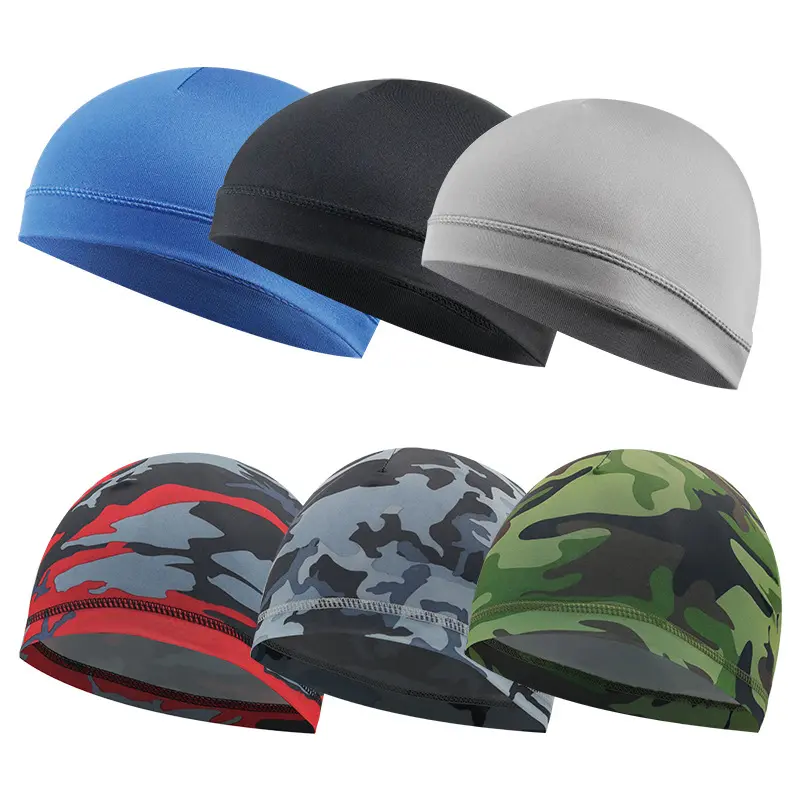 Outdoor Sport Cycling Helmet Hat Quick drying Skull Cap Bike Motorbike Helmet Inner Riding Headband